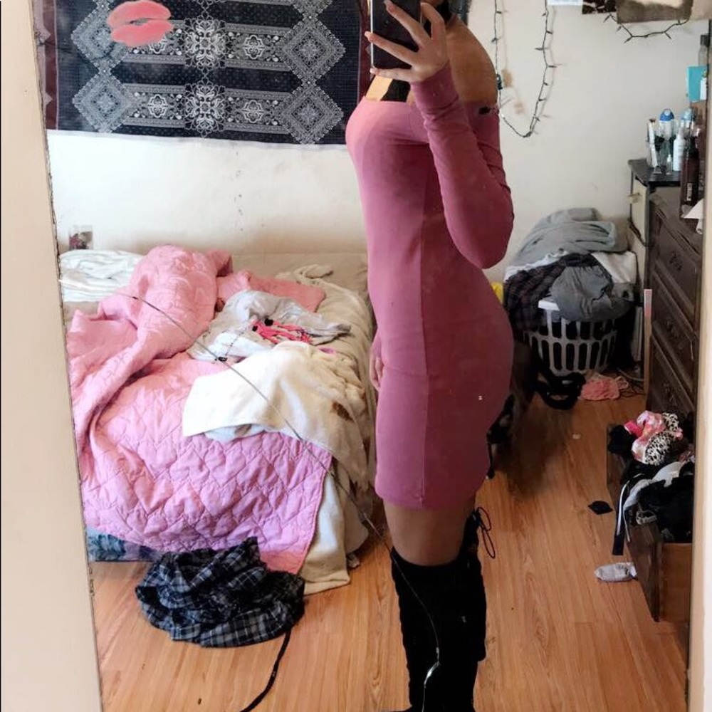 FOREVER 21 DRESS PINK SIZE SMALL